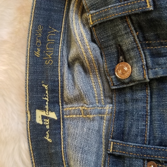 Skinny Ankle Denim Pant - 98% Cotton - Picture 5 of 8